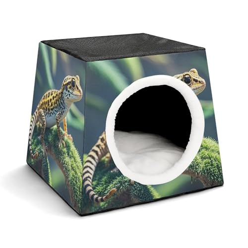 Capsule Pet Waterloo Leopard Little Gecko Printed Foldable Dog House Cat Cave Soft Kitten Bed Warm Rabbit Nest Chinchillas Hideout for Indoor Small and Medium Animal Capsule Pet Waterloo Leopard Little Gecko Printed Foldable Dog House Cat Cave Soft Kitten Bed Warm Rabbit Nest Chinchillas Hideout for Indoor Small and Medium Animal von JTKLQBN