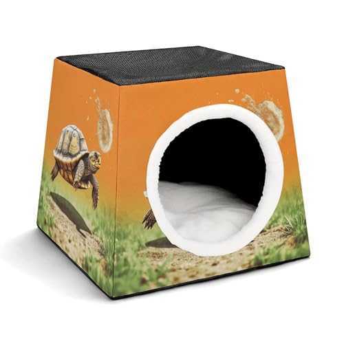 Capsule Pet Waterloo Schildkröte, Schildkröte, springend, bedruckt, faltbar, Hundehaus, Katzenhöhle, weiches Kätzchenbett, warmes Kaninchennest, Chinchillas, Versteck für kleine und mittelgroße Tiere Capsule Pet Waterloo Schildkröte, Schildkröte, springend, bedruckt, faltbar, Hundehaus, Katzenhöhle, weiches Kätzchenbett, warmes Kaninchennest, Chinchillas, Versteck für kleine und mittelgroße Tiere von JTKLQBN