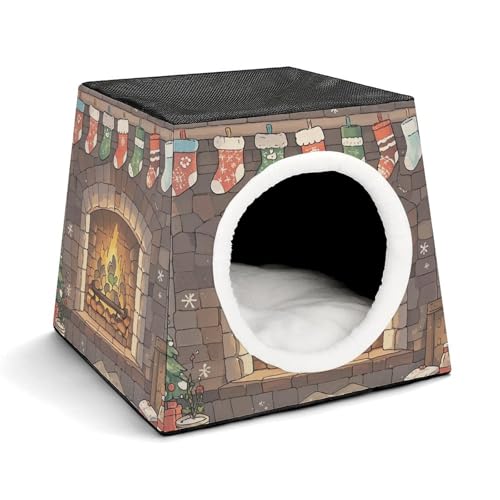 Capsule Pet Waterloo Waiting for Gifts Printed Foldable Dog House Cat Cave Soft Kitten Bed Warm Rabbit Nest Chinchillas Hideout for Indoor Small and Medium Animal Capsule Pet Waterloo Waiting for Gifts Printed Foldable Dog House Cat Cave Soft Kitten Bed Warm Rabbit Nest Chinchillas Hideout for Indoor Small and Medium Animal von JTKLQBN