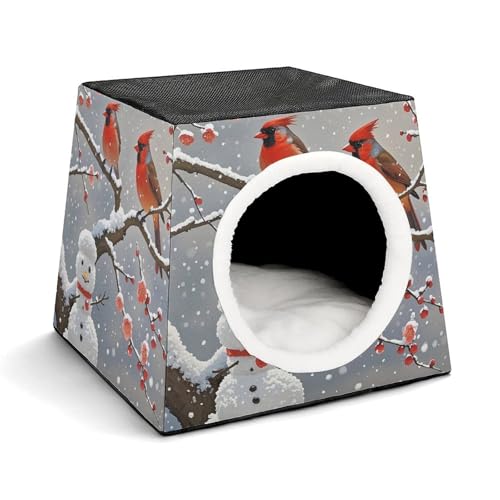 Capsule Pet Waterloo Winter-Pflaumenblüten-Druck, faltbar, Hundehaus, Katzenhöhle, weiches Kätzchenbett, warmes Kaninchennest, Chinchillas, Versteck für kleine und mittelgroße Tiere Capsule Pet Waterloo Winter-Pflaumenblüten-Druck, faltbar, Hundehaus, Katzenhöhle, weiches Kätzchenbett, warmes Kaninchennest, Chinchillas, Versteck für kleine und mittelgroße Tiere von JTKLQBN