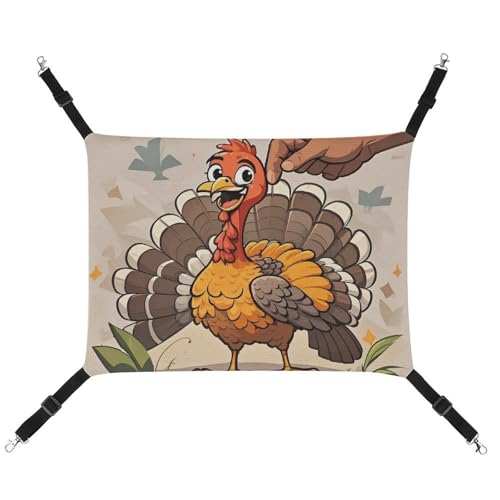 JTKLQBN Hängende Haustier-Hängematte, 42 x 33 cm, kratzt nicht an der Türkei, bedrucktes Bett, weiche Haustiermatte mit verstellbaren Riemen, atmungsaktive Hängematte für Katzen, Frettchen, kleine JTKLQBN Hängende Haustier-Hängematte, 42 x 33 cm, kratzt nicht an der Türkei, bedrucktes Bett, weiche Haustiermatte mit verstellbaren Riemen, atmungsaktive Hängematte für Katzen, Frettchen, kleine von JTKLQBN