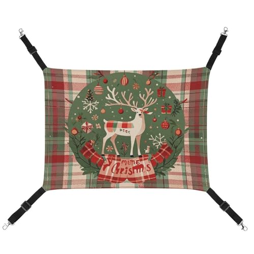 JTKLQBN Hängende Haustier-Hängematte, Vintage-Stil, Holzmaserung, Wildtier-Druck, weiche Haustiermatte mit verstellbaren Trägern, atmungsaktive Hängematte für Katzen, Frettchen, kleine Hunde, von JTKLQBN