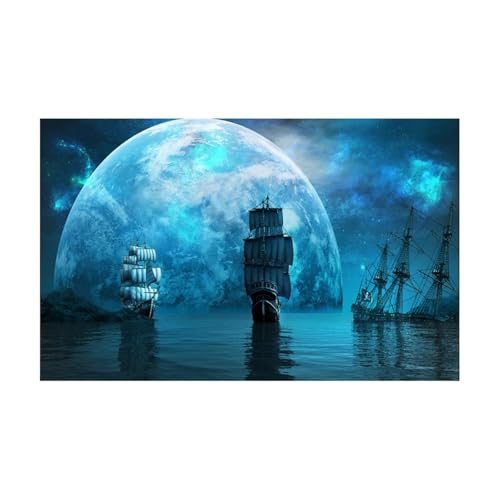 JTKSSCS Aquarium RüCkwand Aquarium Hintergrund Aufkleber Hintergrund Poster Schiff des Untergangs Fisch Tank Dekoration Selbstklebende Tapete Hintergrund(40x80cm) von JTKSSCS