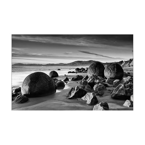JTKSSCS Aquarium RüCkwand Aquarium Hintergrund Aufkleber Schwarz Stein Poster Fisch Tank Dekoration Selbst Klebe Tapete Hintergrund(41x 122cm) von JTKSSCS
