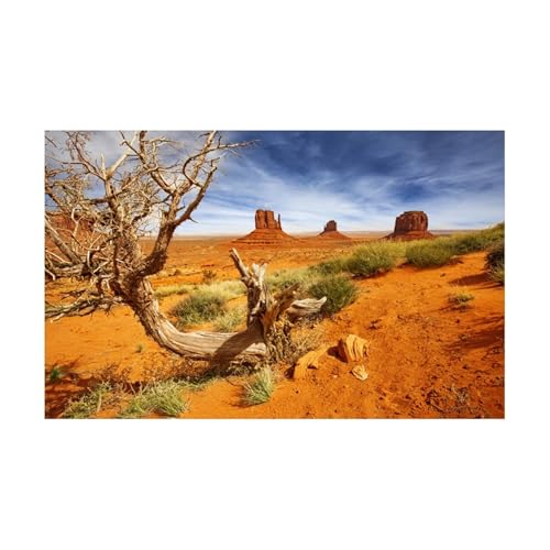 JTKSSCS Aquarium RüCkwand Dekoration Aquarium Hintergrund Ornament Poster Wüstenlandschaft Aquarium Landschaft Selbstklebende Fisch Tank(Color3,54x122cm) von JTKSSCS