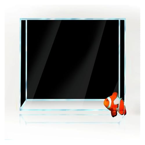 JTKSSCS Aquarium RüCkwand Fisch Tank Hintergrund Gradienten Einfache Druck Tapete Aquarium Hintergrund Dekorationen(Black,60x240cm) von JTKSSCS
