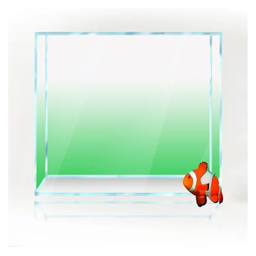 JTKSSCS Aquarium RüCkwand Fisch Tank Hintergrund Gradienten Einfache Druck Tapete Aquarium Hintergrund Dekorationen(Green,60x180cm) von JTKSSCS
