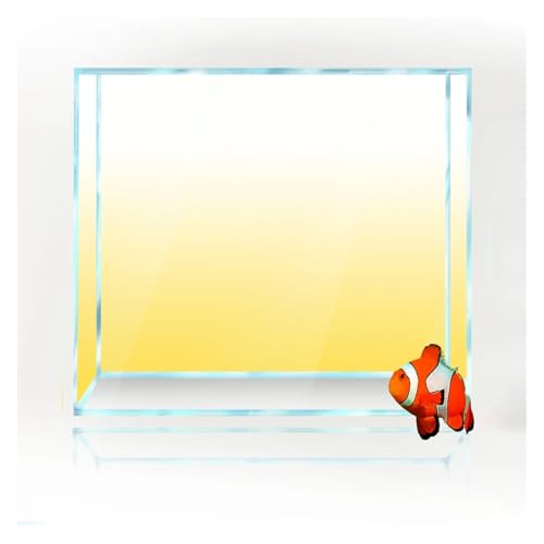 JTKSSCS Aquarium RüCkwand Fisch Tank Hintergrund Gradienten Einfache Druck Tapete Aquarium Hintergrund Dekorationen(Yellow,60x240cm) von JTKSSCS