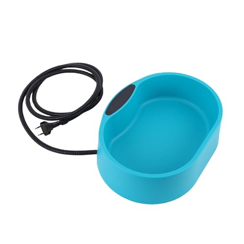 JTLB Erhitzte PET -Schüssel, 3,7 -l -Kapazitätsbiss -Nordkabel Automatische Hunde Katzenwasserschale, Aufrechterhalten Wasser bei 30 ° C, Verlängertes Nabelschnurschutzrohr (EU -Stecker) von JTLB