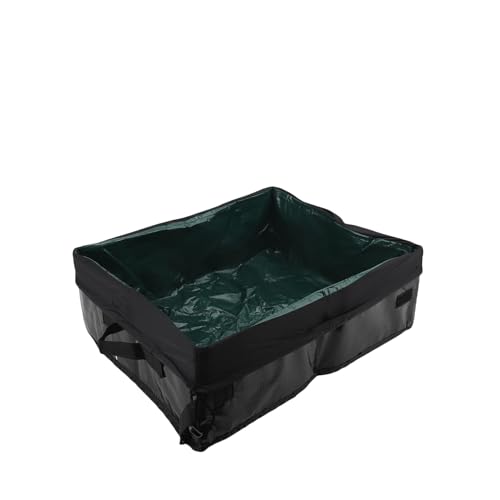 JTLB Faltbare Katzenrückschachtel, Tragbare Katzenwegs -Katzentoilette mit Tragengriff, Wasserdichtes Zusammenklappbares Toilettenschalenträger für Katzen, Abnehmbare Innere Liner, JTLB Faltbare Katzenrückschachtel, Tragbare Katzenwegs -Katzentoilette mit Tragengriff, Wasserdichtes Zusammenklappbares Toilettenschalenträger für Katzen, Abnehmbare Innere Liner, von JTLB