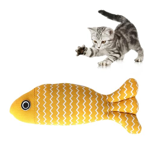 JTLB Flauschiges Katzenspielzeug in Fischform, Interaktive Weiche Simulation, Katzenminze, Fischform, Haustierkissen JTLB Flauschiges Katzenspielzeug in Fischform, Interaktive Weiche Simulation, Katzenminze, Fischform, Haustierkissen von JTLB