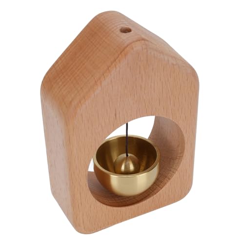 JTLB Holz Türklingel, Ladenbesitzer Bell, Angenehmer Klang, Einfache Installation, Berufung mit Holz, Messing, Einfach, Wunderschön für den Heimat. von JTLB