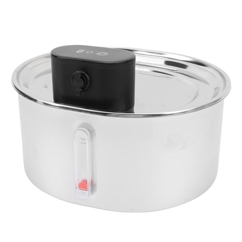 JTLB Schnurloser Haustierbrunnen, Katzenwasserspender 3.2L Automatischer Bewegungssensor, Edelstahl Wieder Auflösbar JTLB Schnurloser Haustierbrunnen, Katzenwasserspender 3.2L Automatischer Bewegungssensor, Edelstahl Wieder Auflösbar von JTLB