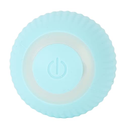 JTLB Smart Cat Ball, Electric Silicon Automatisches Rotierendes Spielzeug mit Bewegungssensor, LED -Licht, USB -Aufladung, Beißend Resistent, für Gesunde Bewegung, Interaktiver (Blau) von JTLB