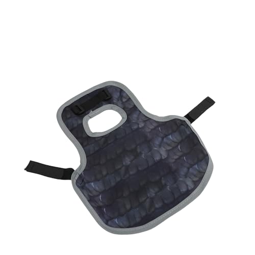 JTLB Verstellbare Hühnerwestemantel, Wasserdichtes Oxford -Stoff -Rücken -Beschützer für Hühner mit Ultra Atmungsaktivem Design, die Hühner in Verschiedenen Umgebungen Bequem (Dunkelgrau) von JTLB