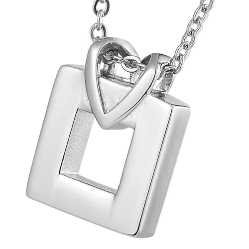 JTQYFI Haustier Urne Halskette Für Asche Feuerbestattung Herz Halskette Halsschmuck Zubehör Für Haustier Memorial Schmuck Zubehör JTQYFI Haustier Urne Halskette Für Asche Feuerbestattung Herz Halskette Halsschmuck Zubehör Für Haustier Memorial Schmuck Zubehör von JTQYFI