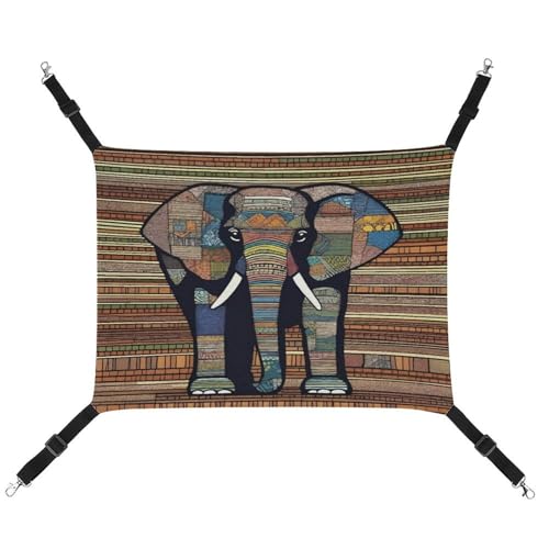 JTREWBV Hängematte, für kleine Tiere, afrikanischer Elefant, mit verstellbaren Riemen und Metallhaken JTREWBV Hängematte, für kleine Tiere, afrikanischer Elefant, mit verstellbaren Riemen und Metallhaken von JTREWBV