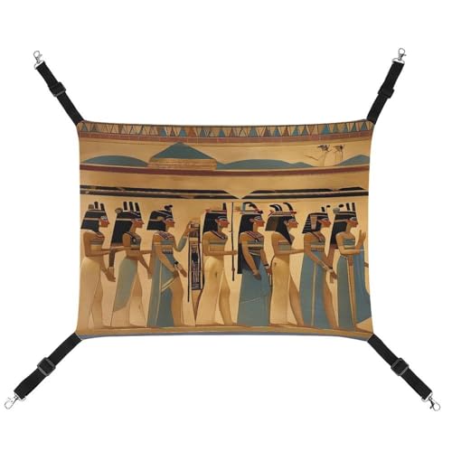 JTREWBV Kleine Tierhängematte für Frauen im alten Ägypten, bedruckt, Hängematten, Käfighängematte, Betten mit verstellbaren Riemen und Metallhaken JTREWBV Kleine Tierhängematte für Frauen im alten Ägypten, bedruckt, Hängematten, Käfighängematte, Betten mit verstellbaren Riemen und Metallhaken von JTREWBV