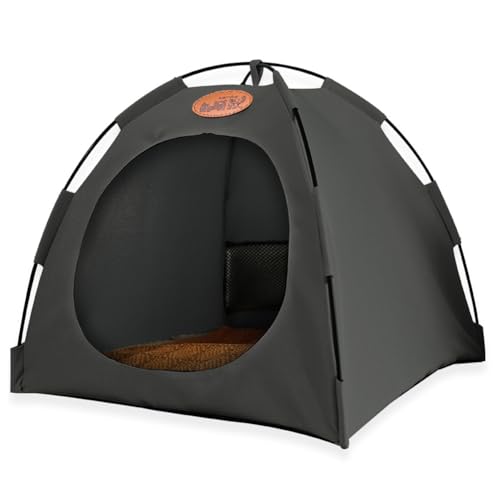 JUCHRZEY Haustierzeltbett, wasserdichtes Katzenzelt, Höhlenbett, Haustiersitzstange, Haus, Hund, Katze, Strand, Sonnenschutz for kleine und mittelgroße Haustiere im Innenbereich JUCHRZEY Haustierzeltbett, wasserdichtes Katzenzelt, Höhlenbett, Haustiersitzstange, Haus, Hund, Katze, Strand, Sonnenschutz for kleine und mittelgroße Haustiere im Innenbereich von JUCHRZEY