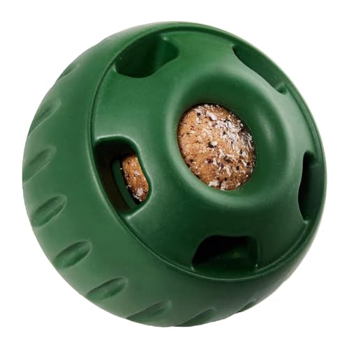 JUCHRZEY Interaktives Hundespielzeug aus Silikon hält Ihren Welpen abgelenkt, nachfüllbarer Hundefutterball, wiederverwendbarer Hundefutterball, spülmaschinenfest for Aggressive Kauer von JUCHRZEY