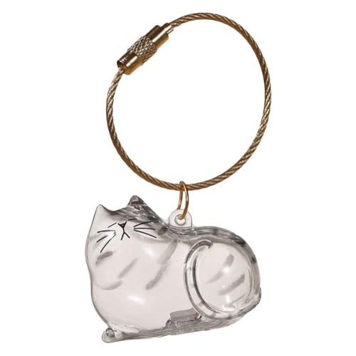 JUCHRZEY Katzenhaar Schlüsselanhänger, Katzenhaar Schlüsselanhänger, Transparente Acryl Katzenhaare Aufbewahrungsbox Anhänger, Katzenanhänger Schlüsselring, Haustierhaare Erinnerungsbox (Stil C) JUCHRZEY Katzenhaar Schlüsselanhänger, Katzenhaar Schlüsselanhänger, Transparente Acryl Katzenhaare Aufbewahrungsbox Anhänger, Katzenanhänger Schlüsselring, Haustierhaare Erinnerungsbox (Stil C) von JUCHRZEY