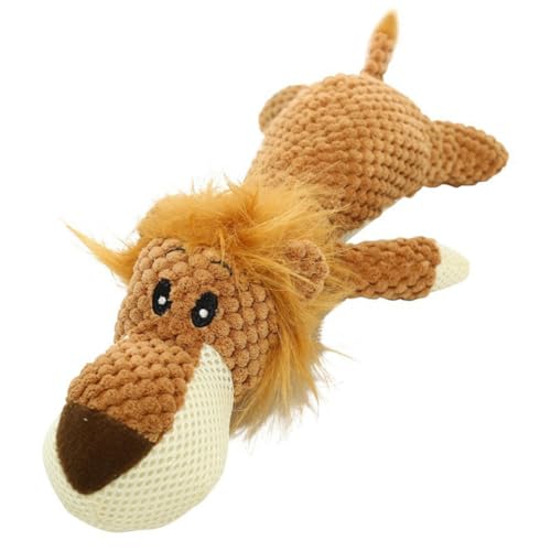 JUCHRZEY Plüsch-Cartoon-Welpen-Hundespielzeug, Welpe, Zahnen, Kauen, Haustier, Hund, Kauen, Quietschspielzeug, Hund, quietschendes Spielzeug, interaktives Geburtstagsgeschenk, knisterndes Hu JUCHRZEY Plüsch-Cartoon-Welpen-Hundespielzeug, Welpe, Zahnen, Kauen, Haustier, Hund, Kauen, Quietschspielzeug, Hund, quietschendes Spielzeug, interaktives Geburtstagsgeschenk, knisterndes Hu von JUCHRZEY