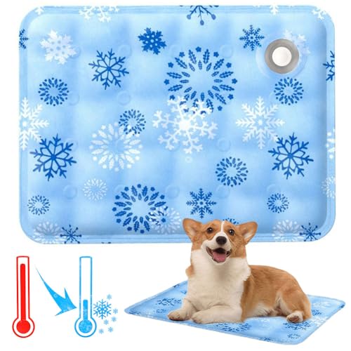 JUCHRZEY Sommer-Kühlmatte for Hunde, waschbar, Katzen-Kühlkissen, Wassereinspritzung, kühlendes Hundebett, hält Ihr Haustier kühl for Hunde und Katzen JUCHRZEY Sommer-Kühlmatte for Hunde, waschbar, Katzen-Kühlkissen, Wassereinspritzung, kühlendes Hundebett, hält Ihr Haustier kühl for Hunde und Katzen von JUCHRZEY