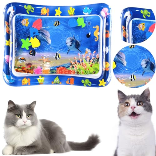 JUCHRZEY Wassersensor Spielmatte aufblasbare Haustier-Wasserspielmatten, mit Wasser befüllbare Katzen und Hundekühlmatten Sommerspielzeug for Katzen und Hunde JUCHRZEY Wassersensor Spielmatte aufblasbare Haustier-Wasserspielmatten, mit Wasser befüllbare Katzen und Hundekühlmatten Sommerspielzeug for Katzen und Hunde von JUCHRZEY