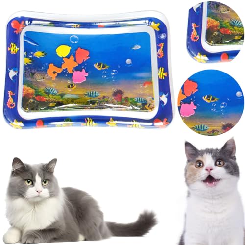 JUCHRZEY Wassersensor Spielmatte aufblasbare Haustier-Wasserspielmatten, mit Wasser befüllbare Katzen und Hundekühlmatten Sommerspielzeug for Katzen und Hunde JUCHRZEY Wassersensor Spielmatte aufblasbare Haustier-Wasserspielmatten, mit Wasser befüllbare Katzen und Hundekühlmatten Sommerspielzeug for Katzen und Hunde von JUCHRZEY
