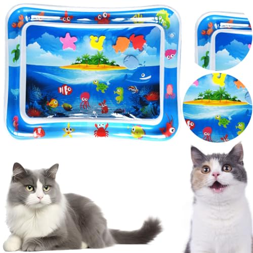 JUCHRZEY Wassersensor Spielmatte aufblasbare Haustier-Wasserspielmatten, mit Wasser befüllbare Katzen und Hundekühlmatten Sommerspielzeug for Katzen und Hunde JUCHRZEY Wassersensor Spielmatte aufblasbare Haustier-Wasserspielmatten, mit Wasser befüllbare Katzen und Hundekühlmatten Sommerspielzeug for Katzen und Hunde von JUCHRZEY