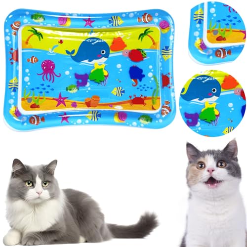 JUCHRZEY Wassersensor Spielmatte aufblasbare Haustier-Wasserspielmatten, mit Wasser befüllbare Katzen und Hundekühlmatten Sommerspielzeug for Katzen und Hunde JUCHRZEY Wassersensor Spielmatte aufblasbare Haustier-Wasserspielmatten, mit Wasser befüllbare Katzen und Hundekühlmatten Sommerspielzeug for Katzen und Hunde von JUCHRZEY