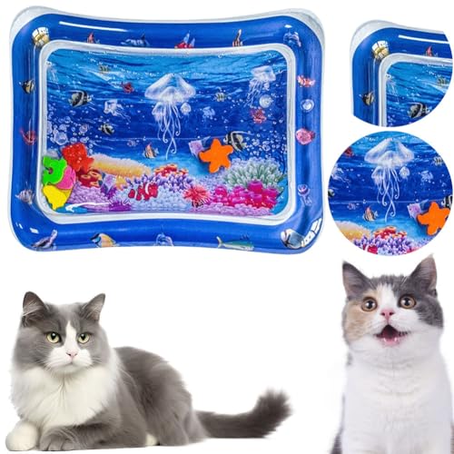 JUCHRZEY Wassersensor Spielmatte aufblasbare Haustier-Wasserspielmatten, mit Wasser befüllbare Katzen und Hundekühlmatten Sommerspielzeug for Katzen und Hunde JUCHRZEY Wassersensor Spielmatte aufblasbare Haustier-Wasserspielmatten, mit Wasser befüllbare Katzen und Hundekühlmatten Sommerspielzeug for Katzen und Hunde von JUCHRZEY