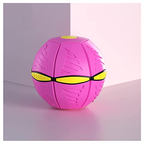 JUJNE Deformed Frisbee Ball, Welpenspielzeug Gute FlexibilitäT Frisbee Hund, Kreatives Dekompressionsball FüR Den AußEnbereich,Purple-1PC von JUJNE