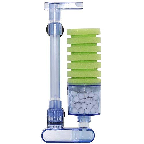 JUJNE Xy-2881 Aquarium-Filter, sehr leise, biochemischer Schwamm, Filter, für Aquarien, Aquarium, Wasser, doppelter Schaumstoff-Schwamm von JUJNE