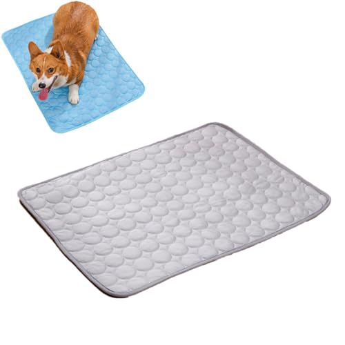 JUKOOE Haustier Kühlmatte, Hundekühlkissen - Die ultimative Kühlmatte speziell für Hunde und Katzen entwickelt, geeignet für Innen- und Außenbereich (Grau, XXL) von JUKOOE