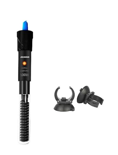 JULIAQUA Aquarium Heizung, Außenheizer für Süßwasser Aquarien, Thermostatisches Heizelement für Aquarien 25W 50W 100W 200W(100W) von JULIAQUA