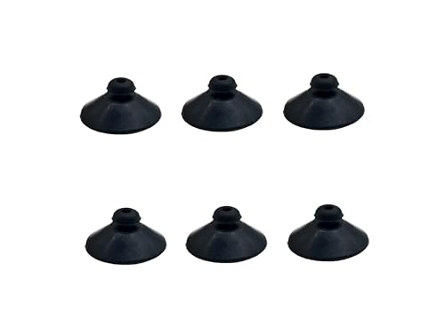 JULIAQUA Aquarium Heizstab Saugnapf, LED Lampe Saugnapf, 6 Stück im Set – Hochwertige Saugnäpfe für Aquariumzubehör (Ventouse-B) von JULIAQUA