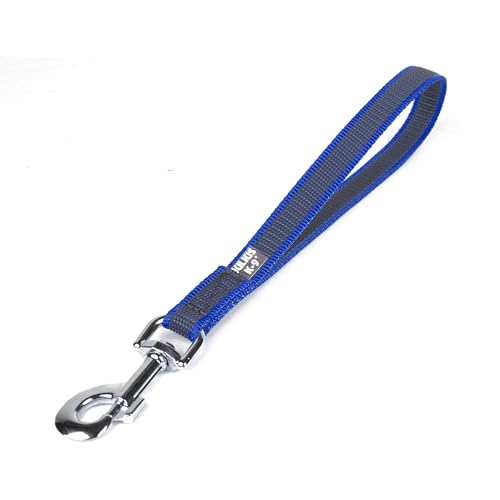 Color & Gray Kurzführer Leine, 14 mm x 35 cm, Blau-Grau Color & Gray Kurzführer Leine, 14 mm x 35 cm, Blau-Grau von JULIUS K-9