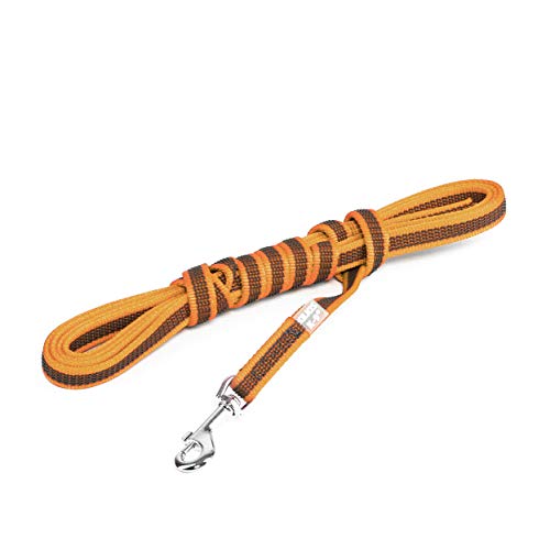 IDC Color & Gray gumierte Leine, 14 mm x 3 m ohne Schlaufe, Orange-Grau IDC Color & Gray gumierte Leine, 14 mm x 3 m ohne Schlaufe, Orange-Grau von JULIUS K-9