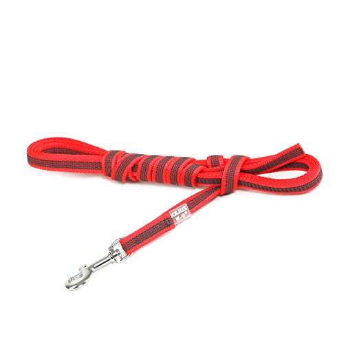 IDC Color & Gray gumierte Leine, 14 mm x 3 m ohne Schlaufe, Rot-Grau IDC Color & Gray gumierte Leine, 14 mm x 3 m ohne Schlaufe, Rot-Grau von JULIUS K-9