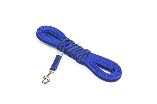 IDC Color & Gray gumierte Leine, 14 mm x 5 m mit Schlaufe, Blau-Grau IDC Color & Gray gumierte Leine, 14 mm x 5 m mit Schlaufe, Blau-Grau von JULIUS K-9