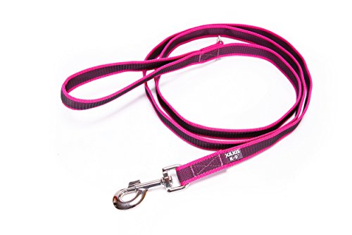 IDC Color & Gray gumierte Leine, 20 mm x 1,8 m mit Schlaufe und D-Ring, Pink-Grau IDC Color & Gray gumierte Leine, 20 mm x 1,8 m mit Schlaufe und D-Ring, Pink-Grau von JULIUS K-9