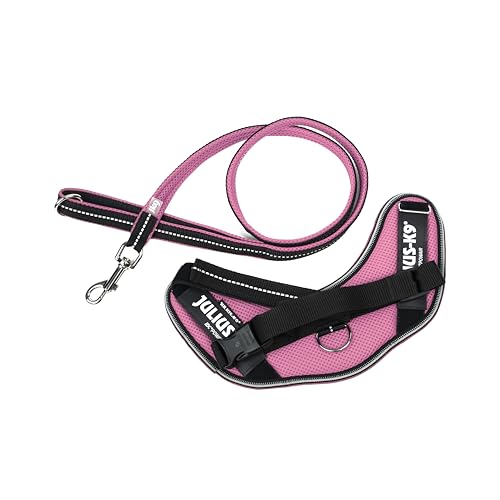 IDC Powair Bundle - IDC Powair Hundegeschirr, Größe: S/Mini, Pink + IDC Powairleine, Größe: 1,2 m mit Schlaufe und mit kleinen Karabiner, Pink IDC Powair Bundle - IDC Powair Hundegeschirr, Größe: S/Mini, Pink + IDC Powairleine, Größe: 1,2 m mit Schlaufe und mit kleinen Karabiner, Pink von JULIUS K-9