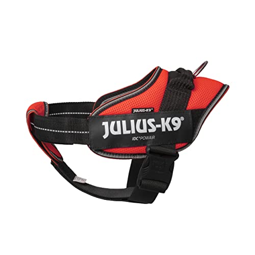 IDC Powair Hundegeschirr, Größe: L/1, Rot + JK9 Powair Druckverteilerpad, Größe: L-XL, Rot IDC Powair Hundegeschirr, Größe: L/1, Rot + JK9 Powair Druckverteilerpad, Größe: L-XL, Rot von JULIUS K-9