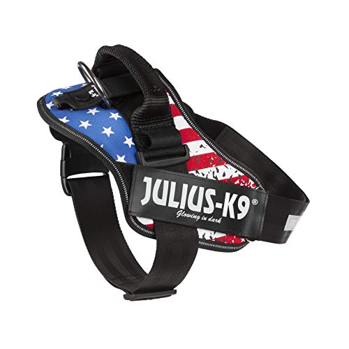 IDC Powergeschirr, Größe 2XL/3, USA Flag von JULIUS K-9