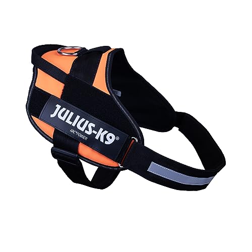 IDC Powergeschirr mit Sicherheitsverschluß und vergrößerte Klettfläche, Größe: 2XL/3, UV Orange IDC Powergeschirr mit Sicherheitsverschluß und vergrößerte Klettfläche, Größe: 2XL/3, UV Orange von JULIUS K-9