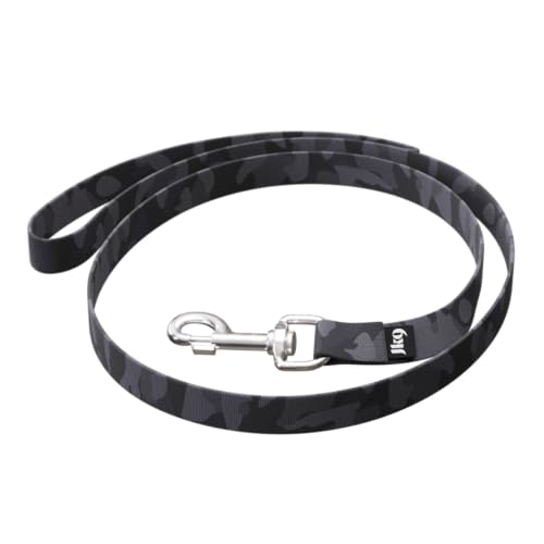 JK9® MoreColor Schleppleine 20 mm x 1,2 m mit Griff schwarz Camouflage von JULIUS K-9