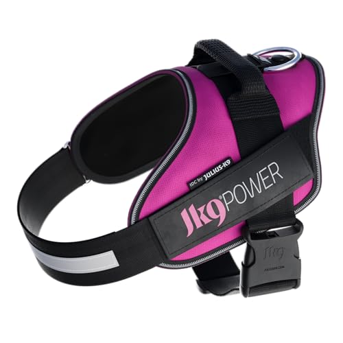 JK9 Powergeschirr, Größe: L/1, Dunkelpink von JULIUS K-9