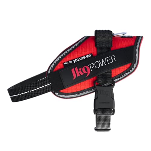 JK9 Powergeschirr, Größe: XS/Mini-Mini, Rot von JULIUS K-9