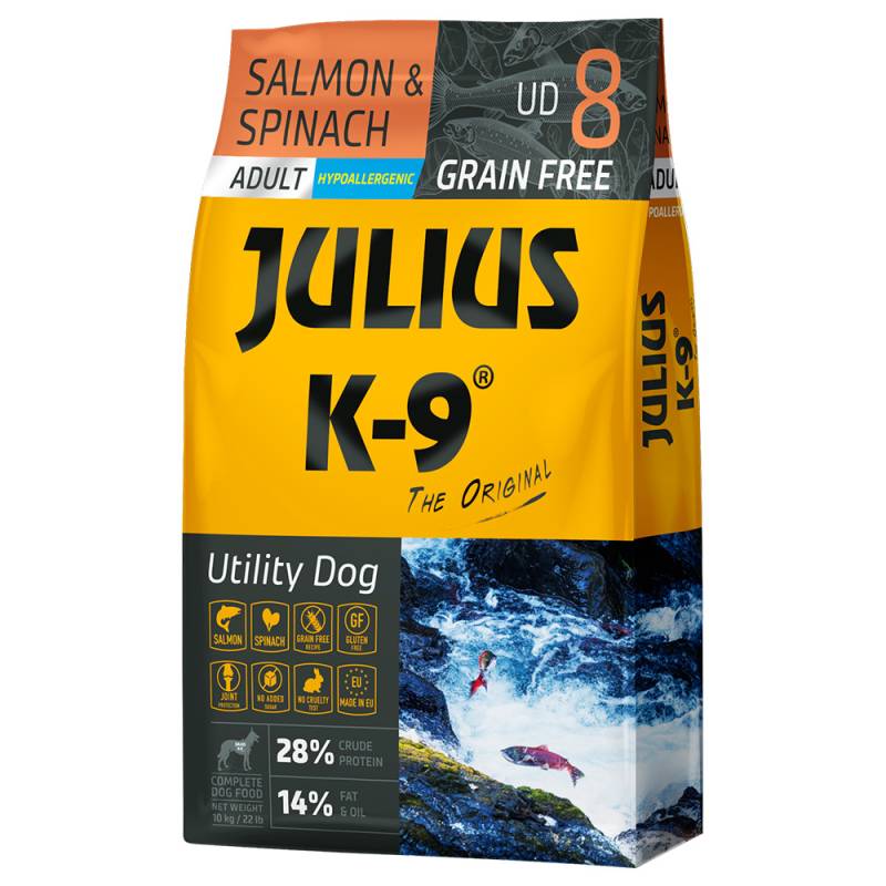 JULIUS K-9 Adult Lachs & Spinat - 10 kg von JULIUS K-9